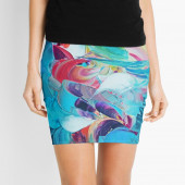 Mini-jupe pour femme inspirée d'un tableau d'Eliora Bousquet - 15