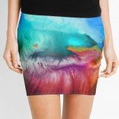 Mini-jupe pour femme inspirée d'un tableau d'Eliora Bousquet - 182