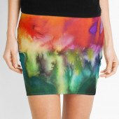 Mini-jupe pour femme inspirée d'un tableau d'Eliora Bousquet - 183
