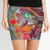 Mini-jupe pour femme inspirée d'un tableau d'Eliora Bousquet - 189