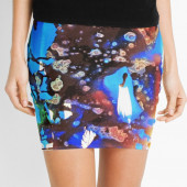 Mini-jupe pour femme inspirée d'un tableau d'Eliora Bousquet - 201