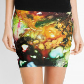 Mini-jupe pour femme inspirée d'un tableau d'Eliora Bousquet - 204