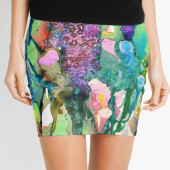Mini-jupe pour femme inspirée d'un tableau d'Eliora Bousquet - 209