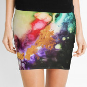 Mini-jupe pour femme inspirée d'un tableau d'Eliora Bousquet - 216