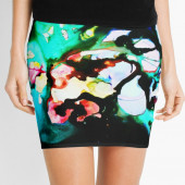Mini-jupe pour femme inspirée d'un tableau d'Eliora Bousquet - 221