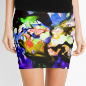 Mini-jupe pour femme inspirée d'un tableau d'Eliora Bousquet - 224