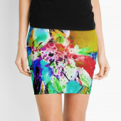 Mini-jupe pour femme inspirée d'un tableau d'Eliora Bousquet - 33