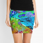 Mini-jupe pour femme inspirée d'un tableau d'Eliora Bousquet - 53