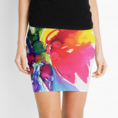 Mini-jupe pour femme inspirée d'un tableau d'Eliora Bousquet - 61