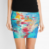 Mini-jupe pour femme inspirée d'un tableau d'Eliora Bousquet - 62