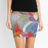 Mini-jupe pour femme inspirée d'un tableau d'Eliora Bousquet - 64