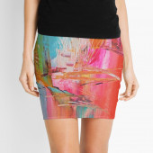 Mini-jupe pour femme inspirée d'un tableau d'Eliora Bousquet - 74