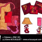 Dessin d'articles de décoration d'intérieur d'Elisabeth Eliora Bousquet 90