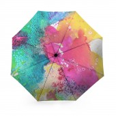 Parapluie créé par Eliora Bousquet d'après le tableau Eclosion 64