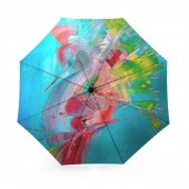 Parapluie créé par Eliora Bousquet d'après le tableau L'oiseau des îles
