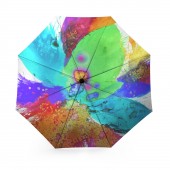 Parapluie créé par Eliora Bousquet d'après le tableau Eclosion 110-R