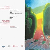 Affiche d'une exposition de peinture à laquelle à participé Eliora Bousquet 82