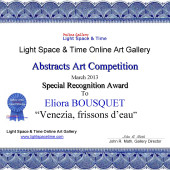 Special Recognition Award - Concours 4th Abstracts Art Competition 2013 - Eliora Bousquet