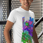 T-shirt premium pour homme dérivé d'une peinture d'Eliora Bousquet 64