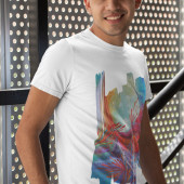 T-shirt premium pour homme dérivé d'une peinture d'Eliora Bousquet 28