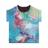 T-Shirt Femme créé par Eliora Bousquet d'après le tableau Tango marin