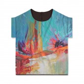 T-Shirt Femme créé par Eliora Bousquet d'après le tableau L'effet mer 21