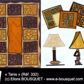 Dessin d'articles de décoration d'intérieur d'Elisabeth Eliora Bousquet 112
