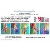 Affiche d'une exposition de peinture à laquelle à participé Eliora Bousquet 111