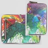 Leather Zip Wallets