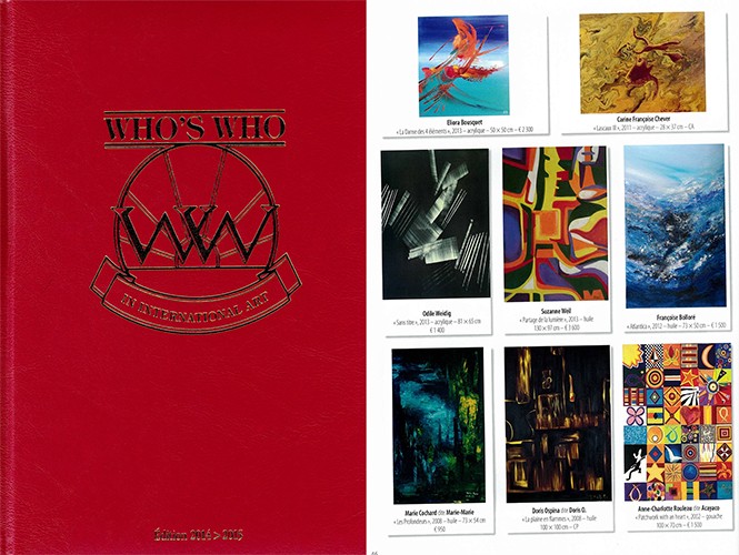 Who's Who in International Art 2014 Eliora Bousquet