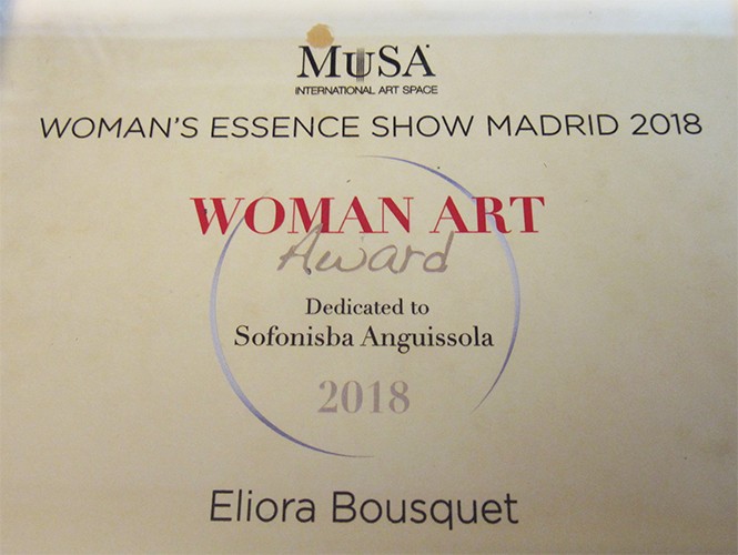 woman art award 2018 eliora bousquet