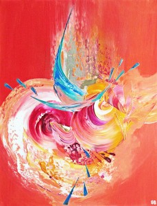 Peinture d'Eliora Bousquet - Caprice éolien
