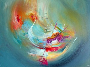 Peinture d'Eliora Bousquet - Entre ciel et mer 9