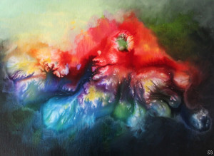 Peinture d'Eliora Bousquet - In Corde Coeli 5