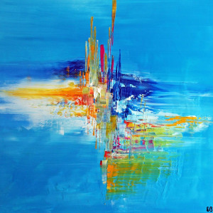 Peinture d'Eliora Bousquet - L'azur triomphant