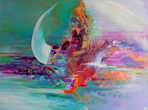 Peinture d'Eliora Bousquet - L'effet mer 121