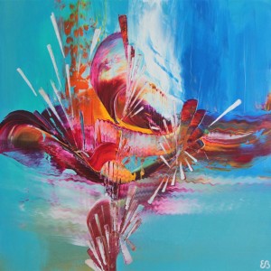 Peinture d'Eliora Bousquet - L'effet mer 3