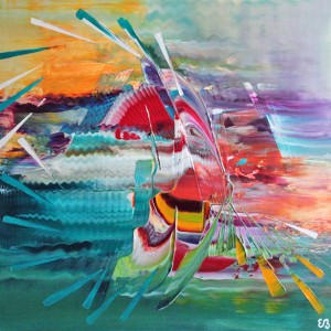 Peinture d'Eliora Bousquet - L'effet mer 49