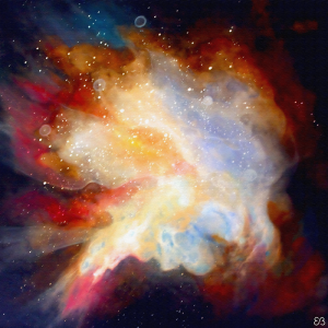 Peinture d'Eliora Bousquet - La demeure sublime