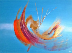 Peinture d'Eliora Bousquet - La vie comme un mirage
