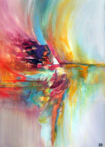 Peinture d'Eliora Bousquet - Printemps bor&eacute;al (16)