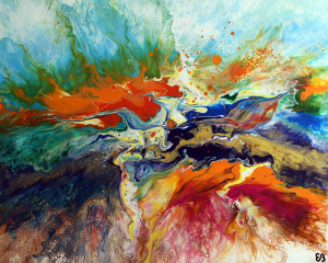 Peinture d'Eliora Bousquet - Quintessence (1643)