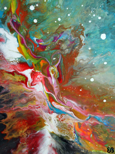 Peinture d'Eliora Bousquet - Quintessence (1709)