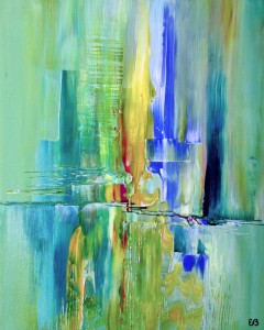 Peinture d'Eliora Bousquet - Rêve de jade