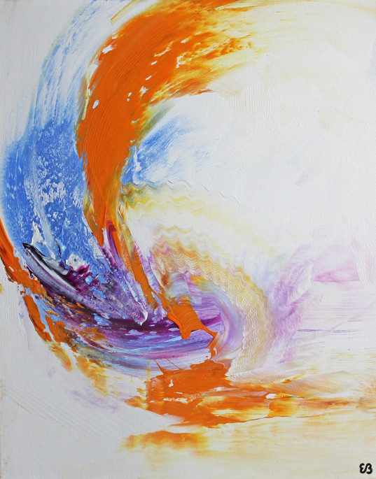 Peinture d'Eliora Bousquet - Danse océane