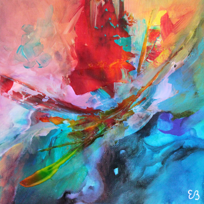 Peinture d'Eliora Bousquet - In Corde Coeli (90)