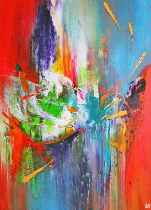 Peinture d'Eliora Bousquet - Incandescence (4)