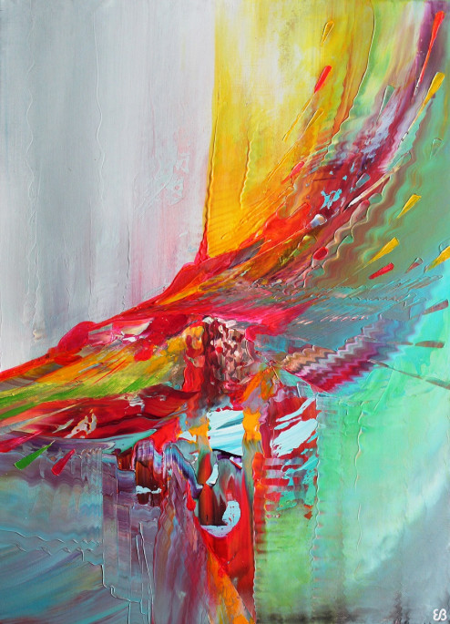 Peinture d'Eliora Bousquet - L'ascension de Bonghwang