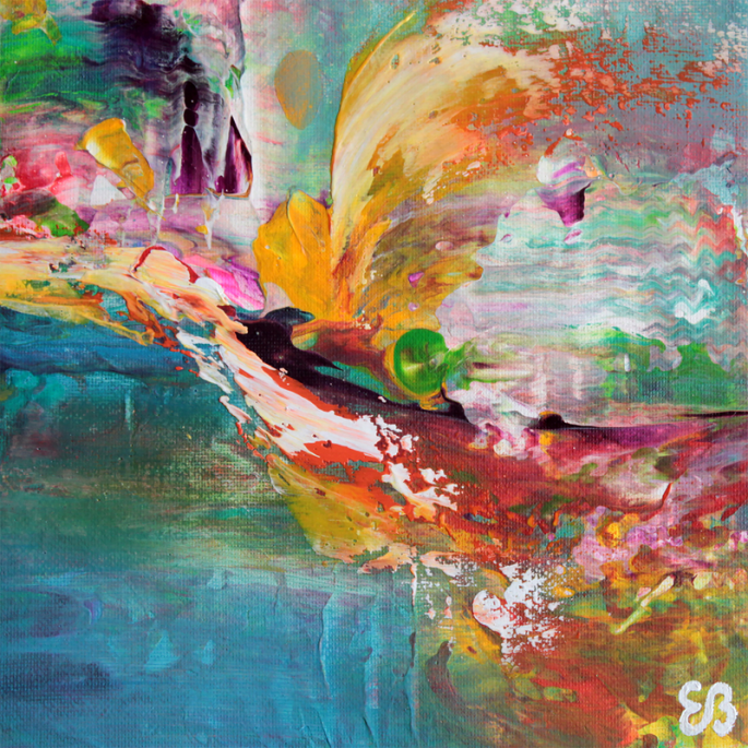 Peinture d'Eliora Bousquet - L'effet mer (111)