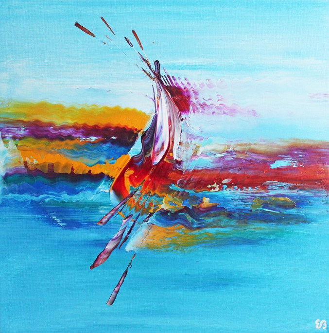 Peinture d'Eliora Bousquet - L'effet mer 125
